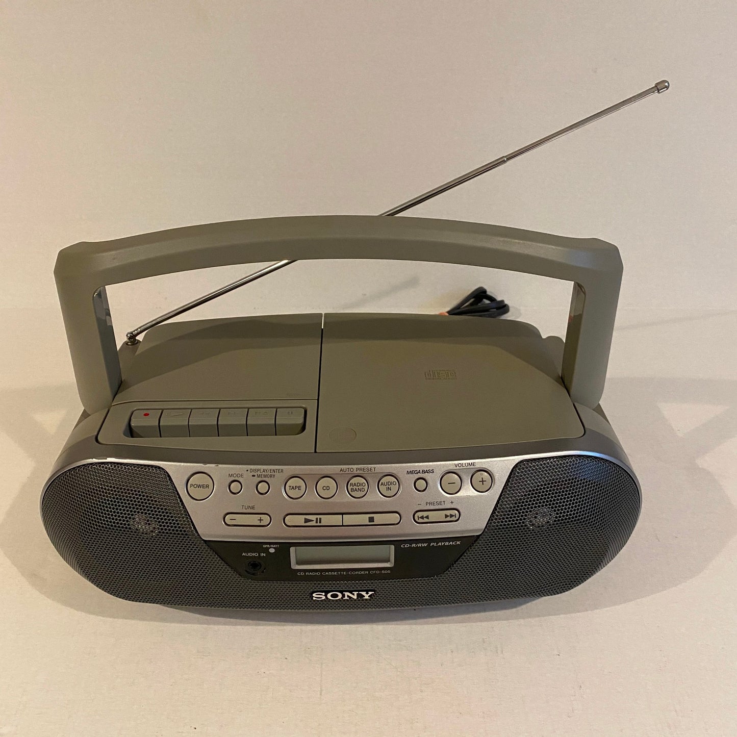 Sony Cassette Radio CD Player - CFD-S05