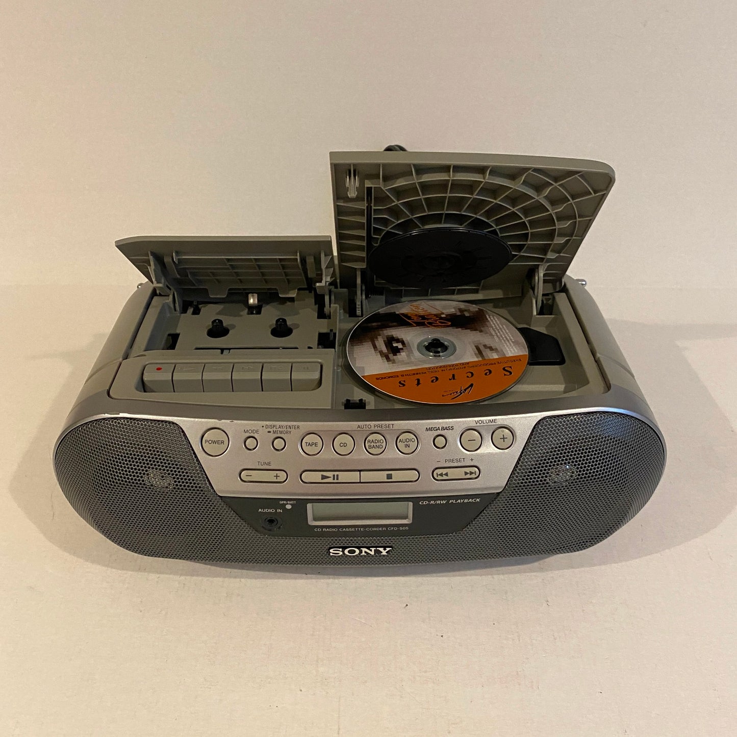 Sony Cassette Radio CD Player - CFD-S05