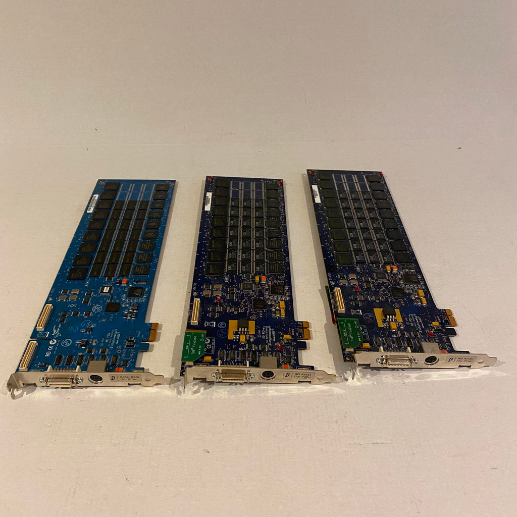 Lot of 3 - Avid Digidesign HD Accel PCIe Cards