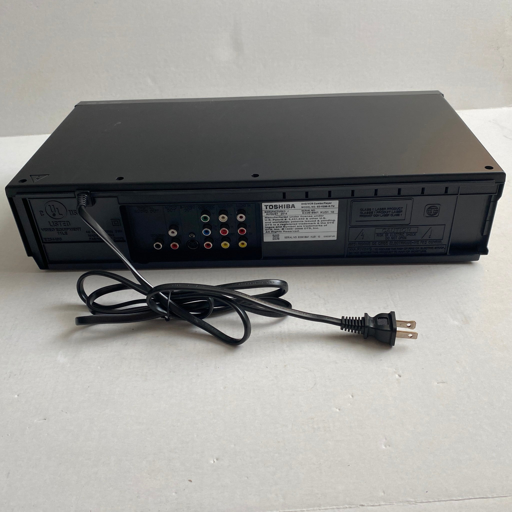 NEW! Toshiba SD-V296-K-TU VCR/DVD Combo Player store