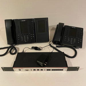 Allworx Connect 530 Phone VoIP System Server + 12 phones