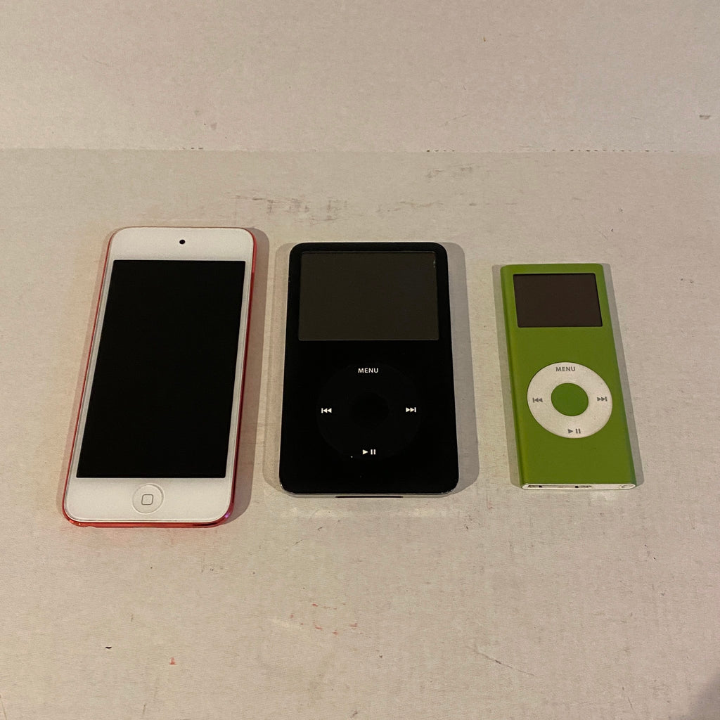 For Parts or Repair - Lot of 3 iPods