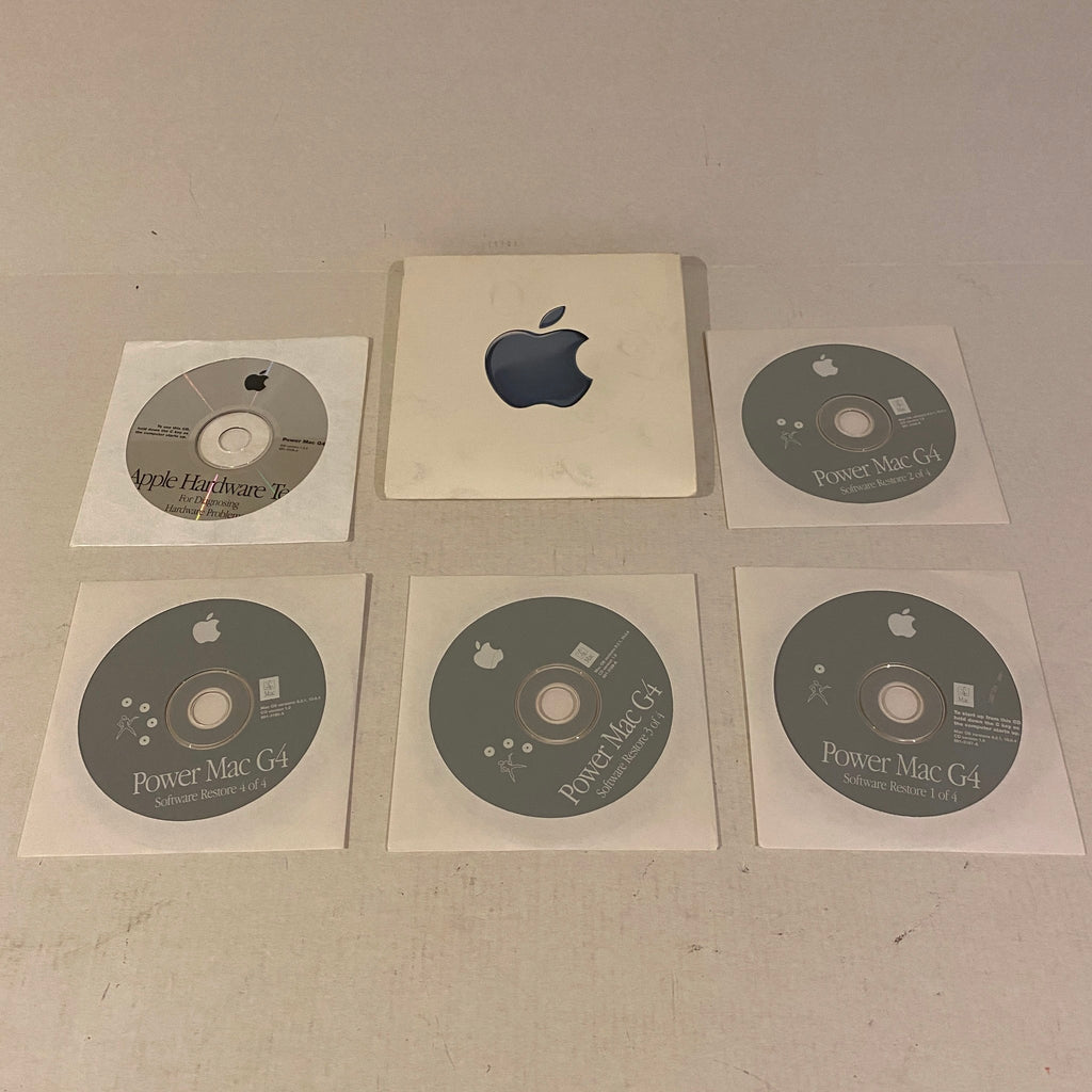 Vintage Apple Power Mac G4 Media CDs