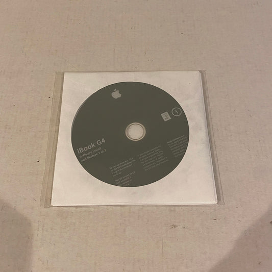 New Vintage Apple iBook G4 Media Discs - OS X Panther