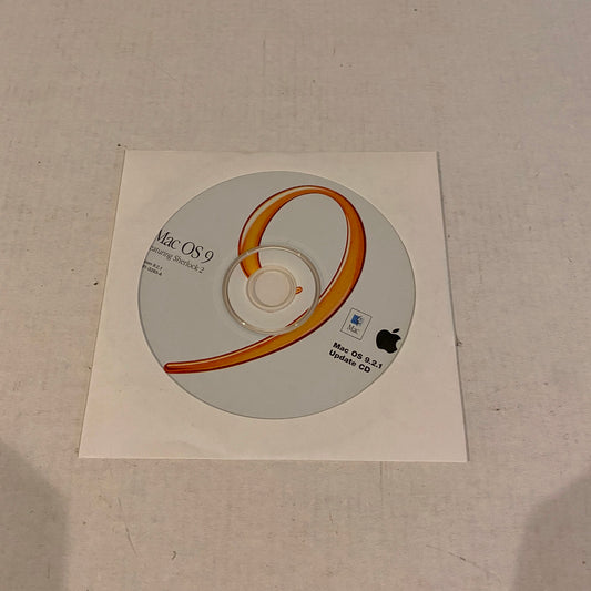 Vintage Apple Mac OS 9 disc