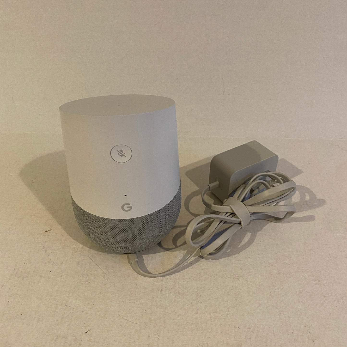 White Google Home Smart Speaker with Google Assistant
