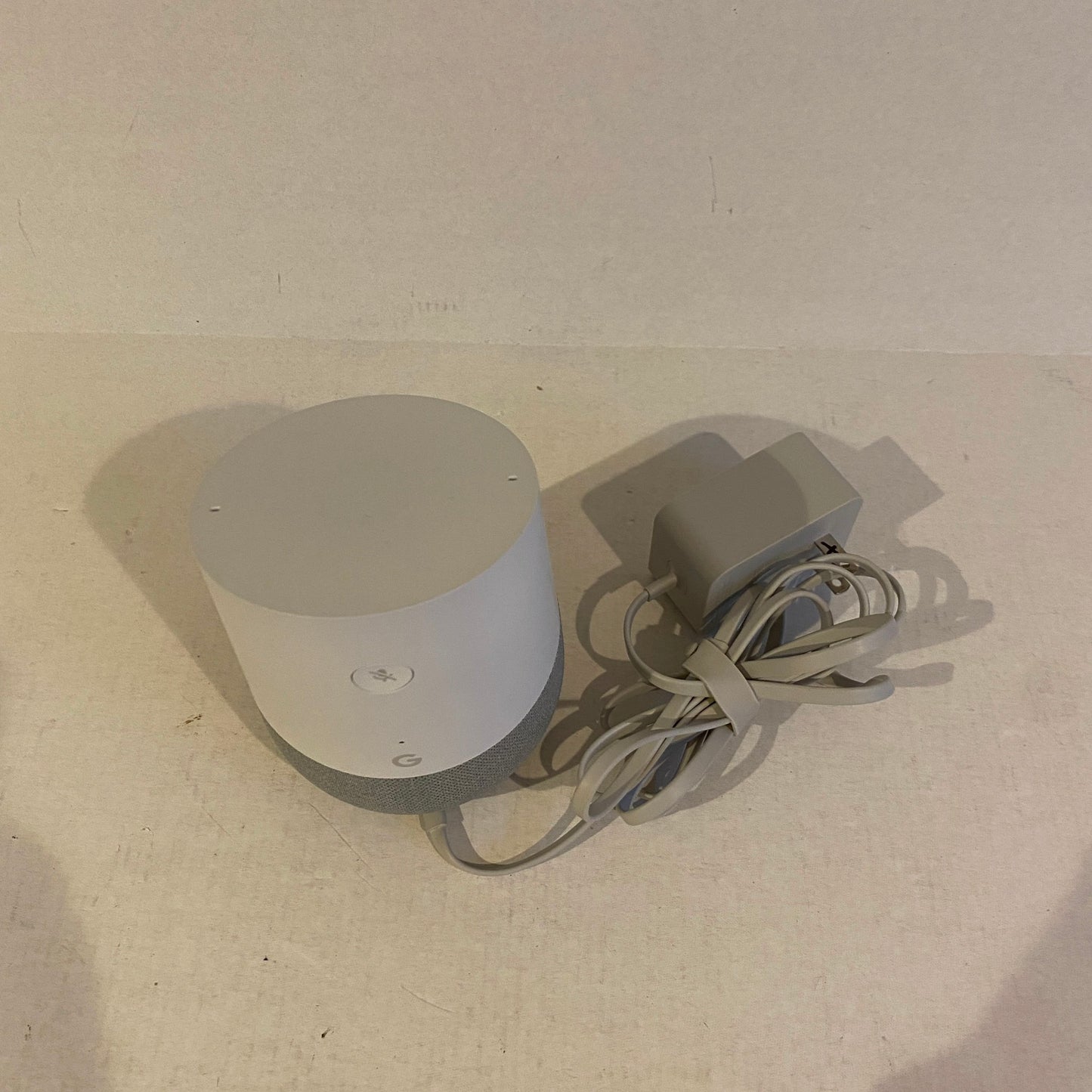 White Google Home Smart Speaker with Google Assistant