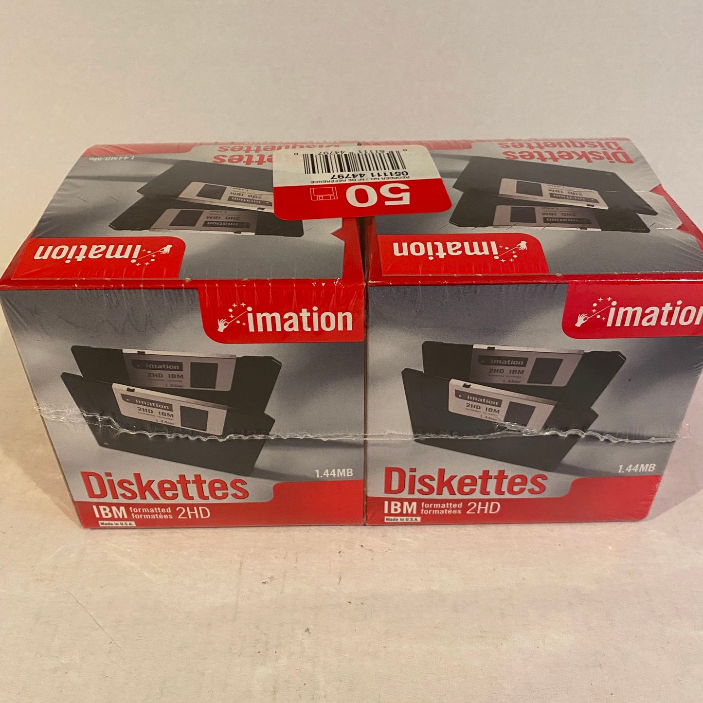 Imation IBM Formatted 2HD Diskettes - 50 pack