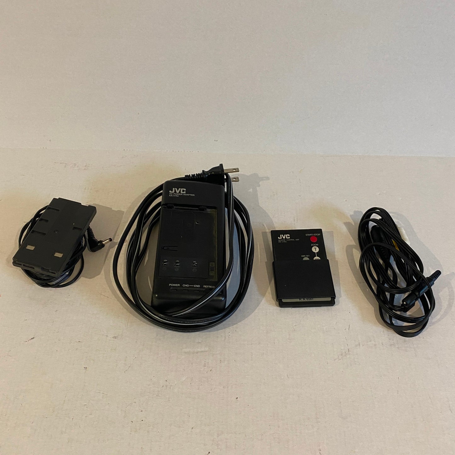 JVC AC Charger Kit with A/V Cable, Battery Adatper and Remote - AA-V11U