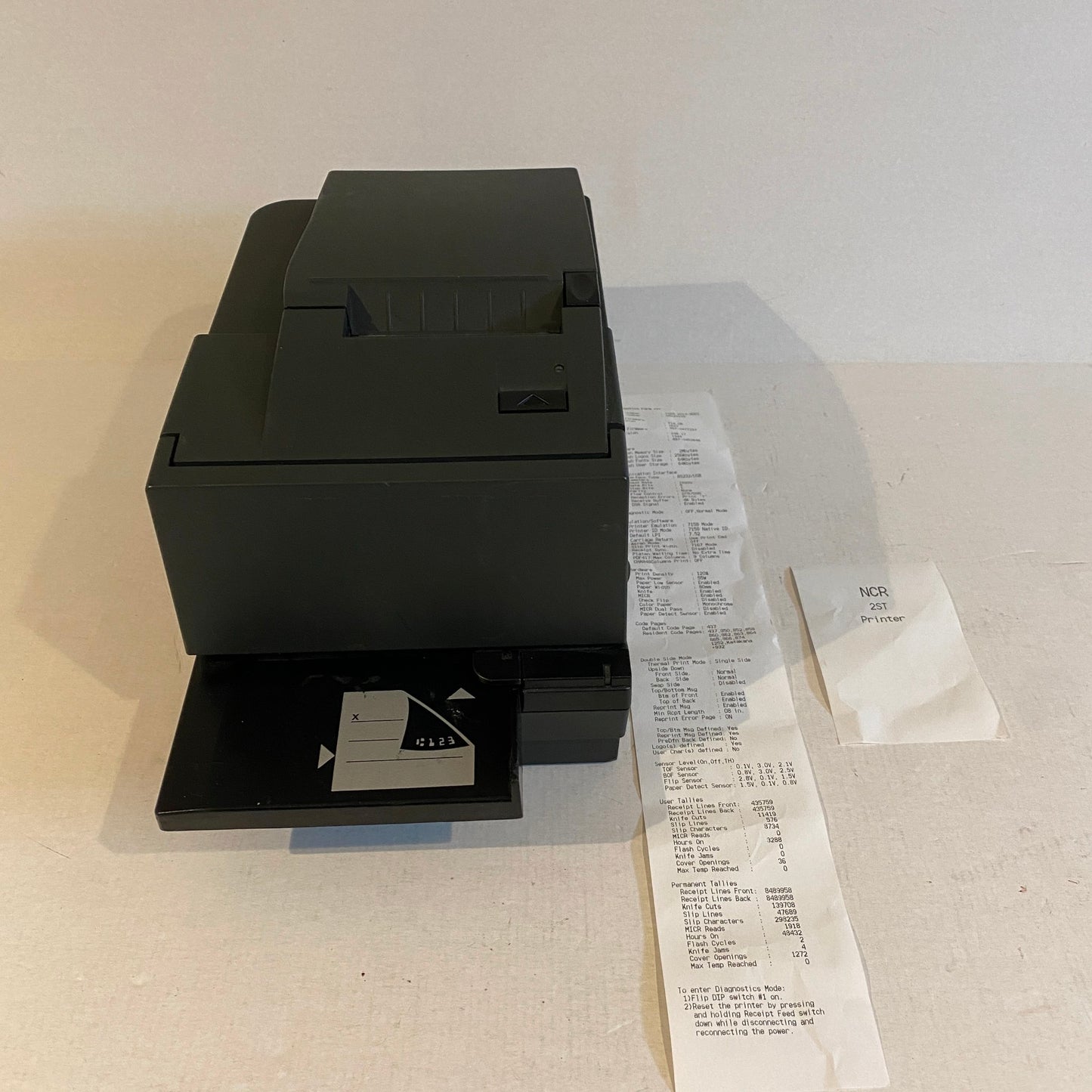 NCR Two Sided Thermal Receipt/Slip Printer - RS232/USB - 7168-2013-9001
