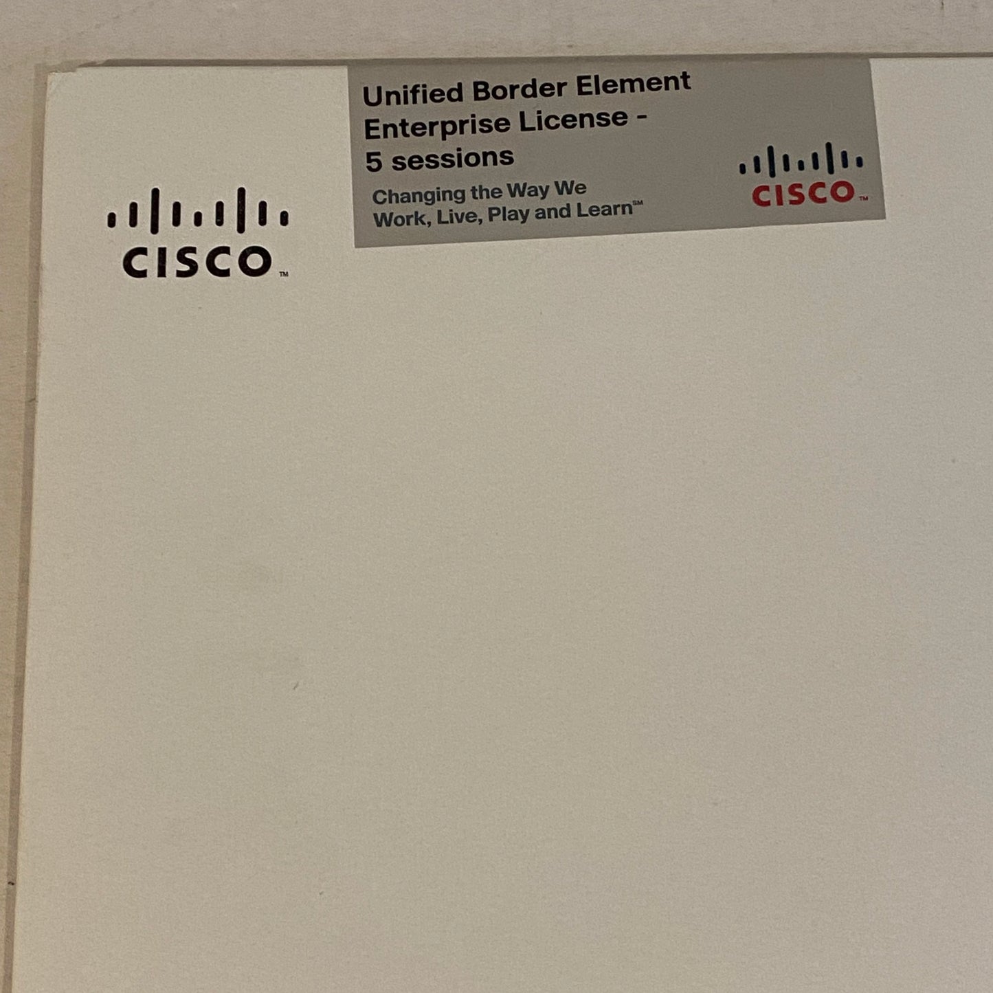 Cisco Unified Border Element Enterprise 5 Sessions - FL-CUBEE-5