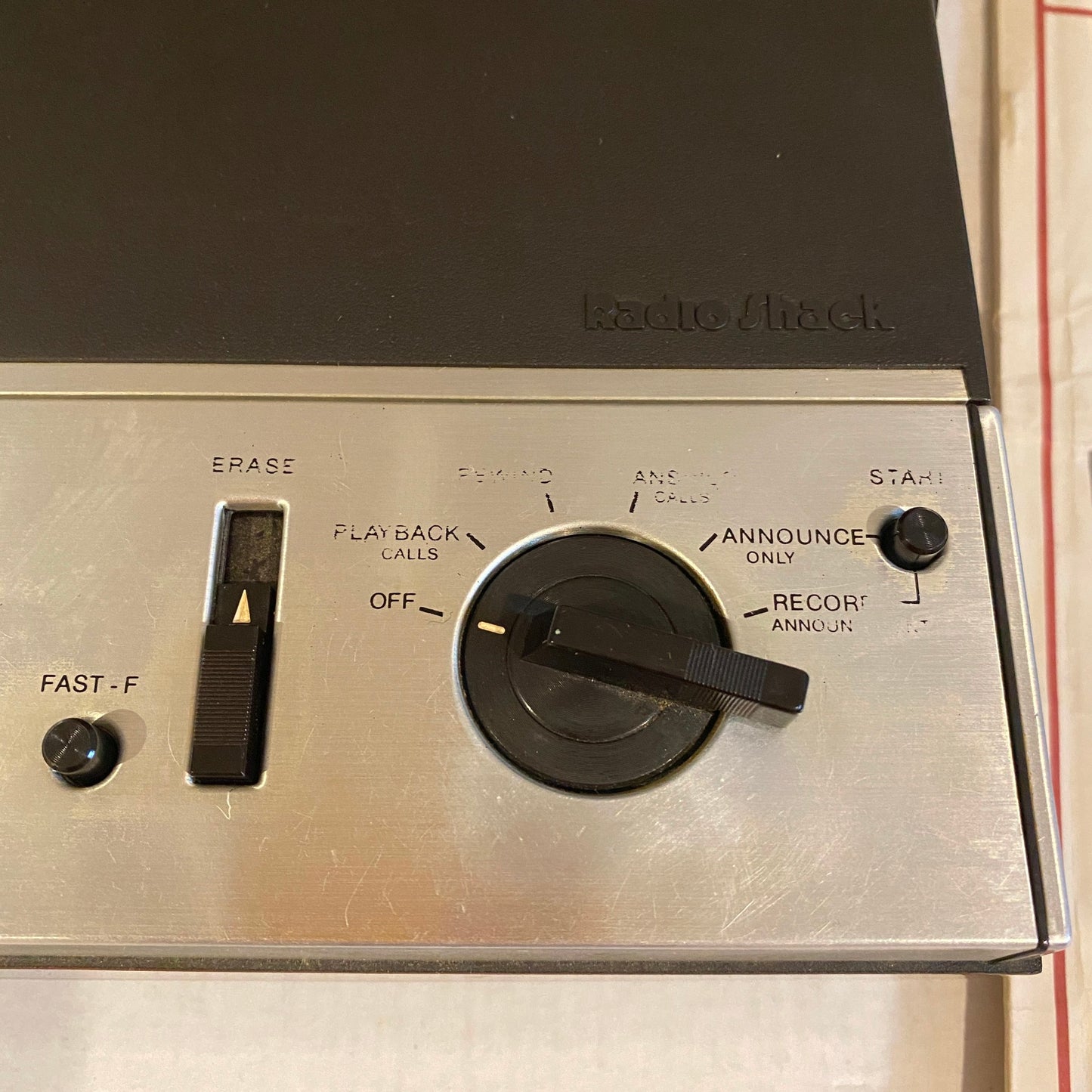 Vintage Radio Shack DuoPhone Analog Answering Machine - TAD-111A