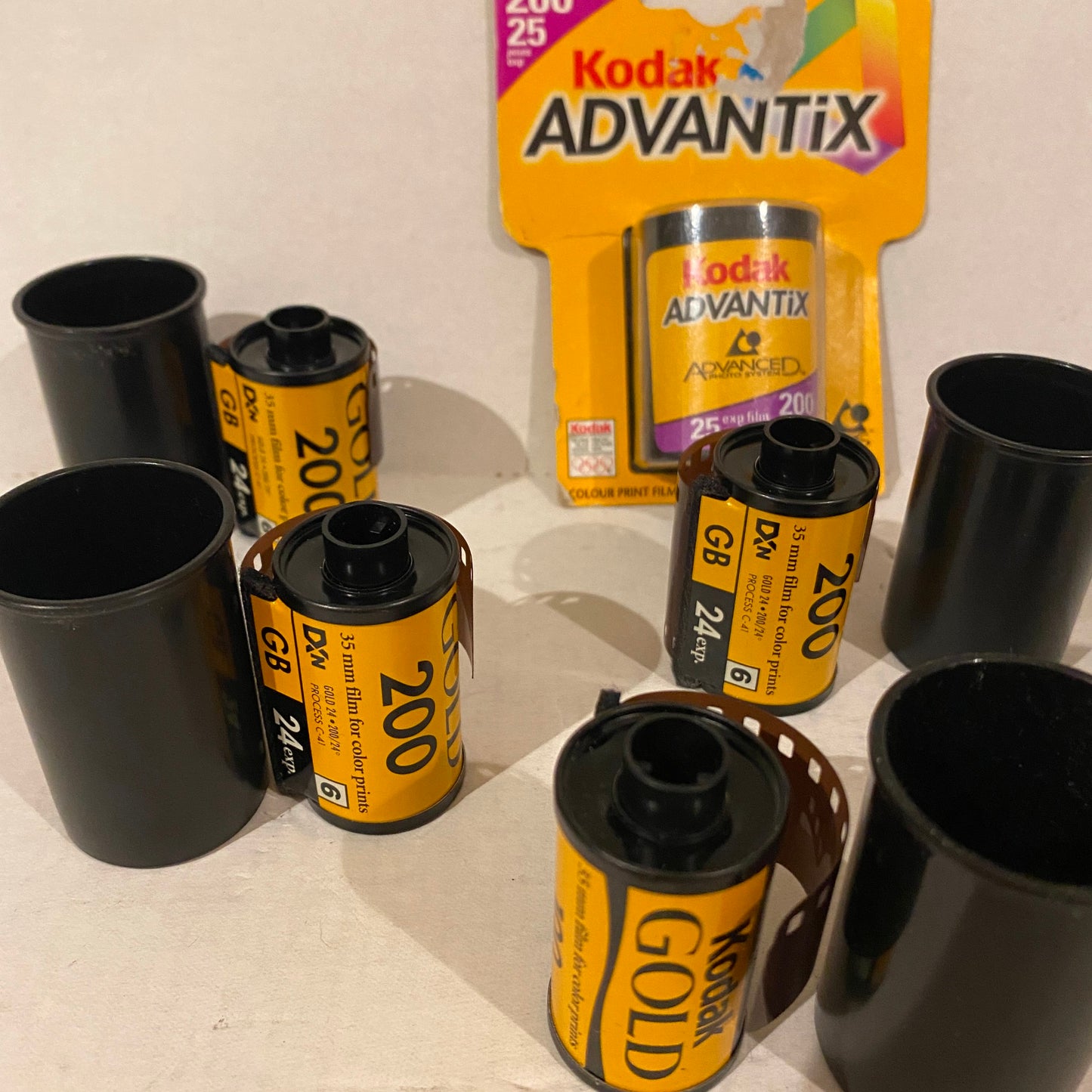 Lot of 7 - 35mm Kodak Gold Advantix Fuji Film