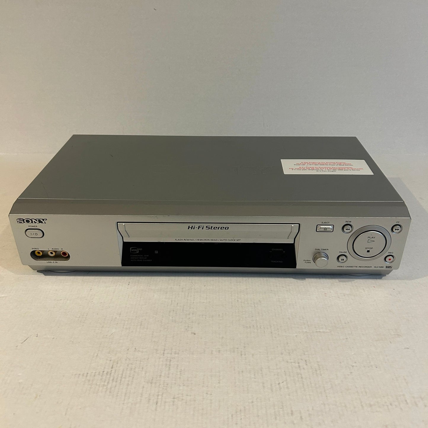 Sony Video Cassette Recorder VCR - SLV-N88