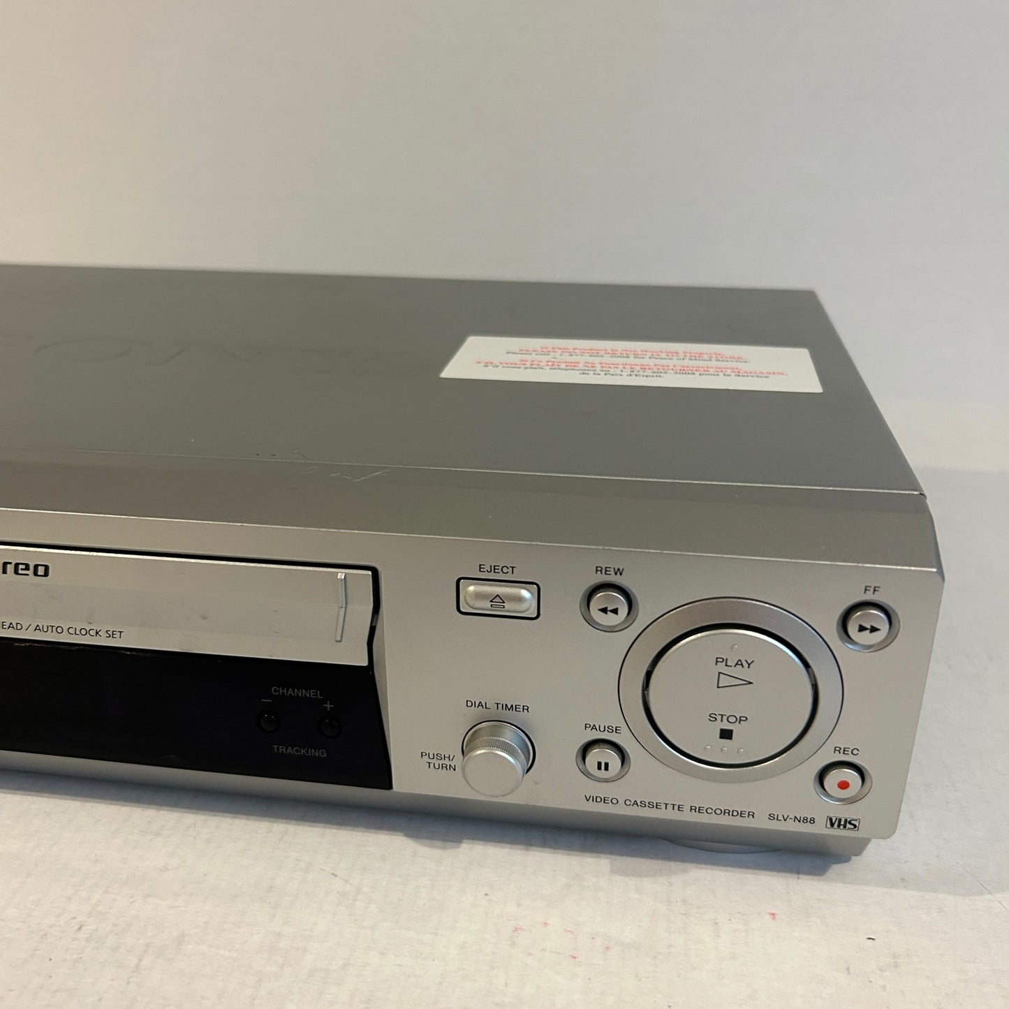 Sony Video Cassette Recorder VCR - SLV-N88