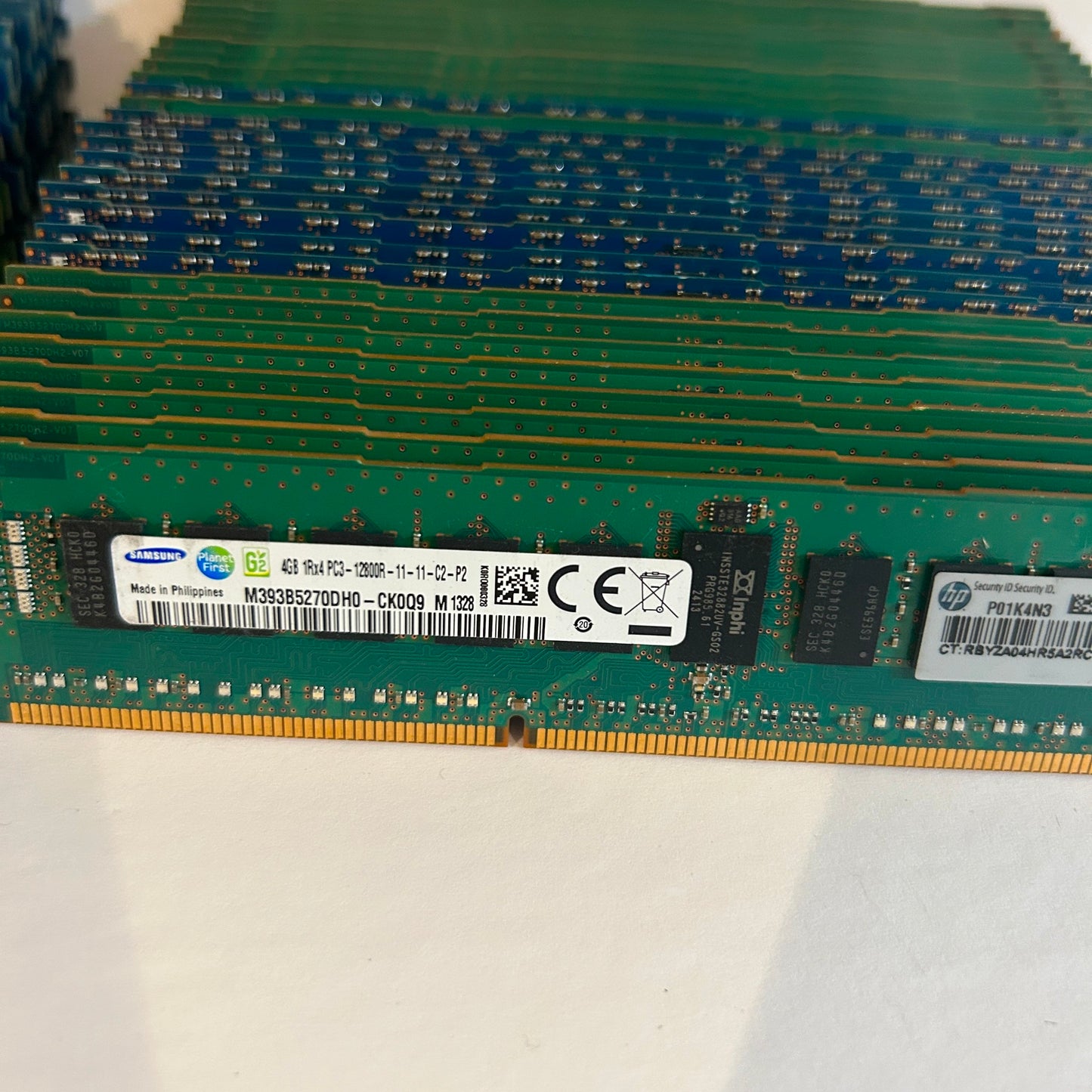 Lot of 60 4GB Samsung Hynix REGISTERED ECC RAM