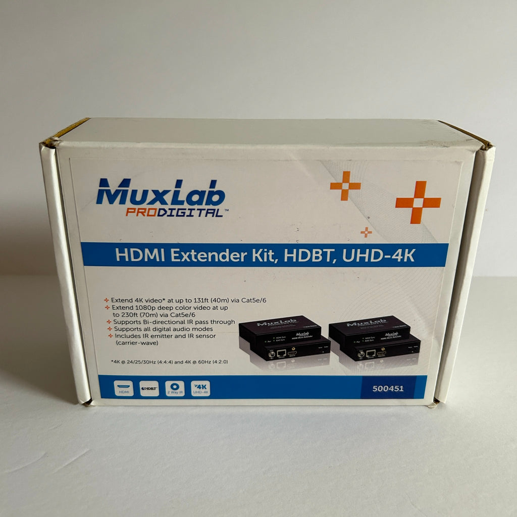 MuxLab UHD-4K HDMI over HDBaseT Lite Extender Kit with PoE - 500451-POE