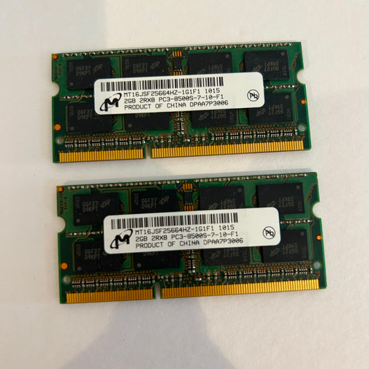 40 GB Lot of Mixed Laptop RAM DDR2 DDR3