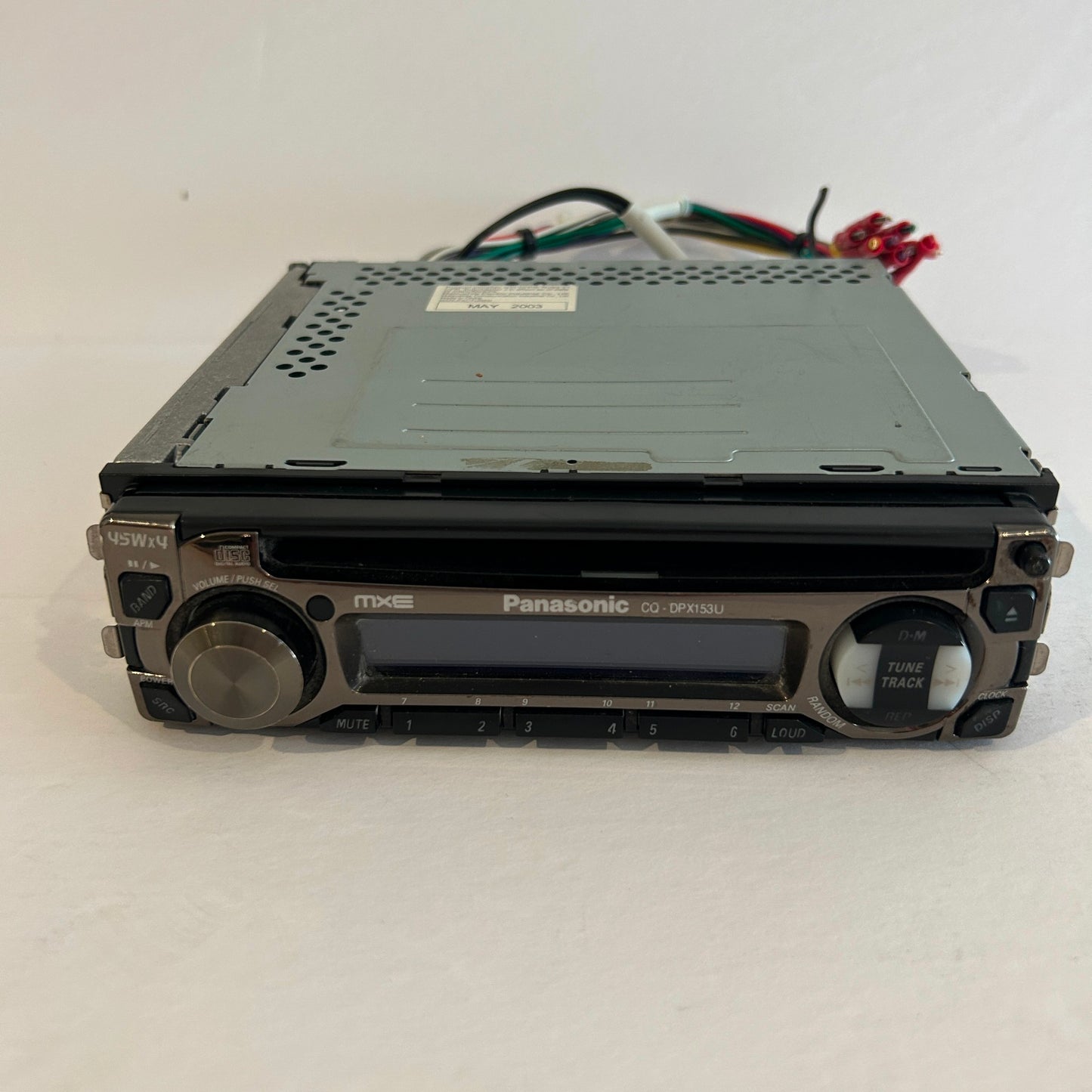 For Parts - Vintage Panasonic Car CD Player Stereo - CQ-DPX153U