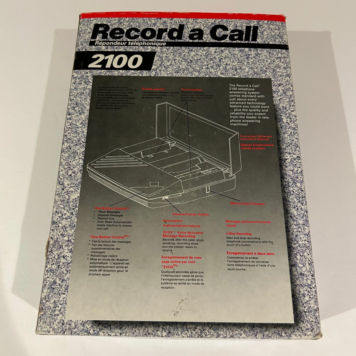 Record a Call 2100 Analog Answering Machine