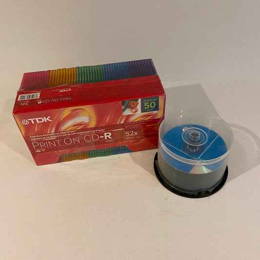 Mixed Lot of 88 TDK HP Blank CD-R