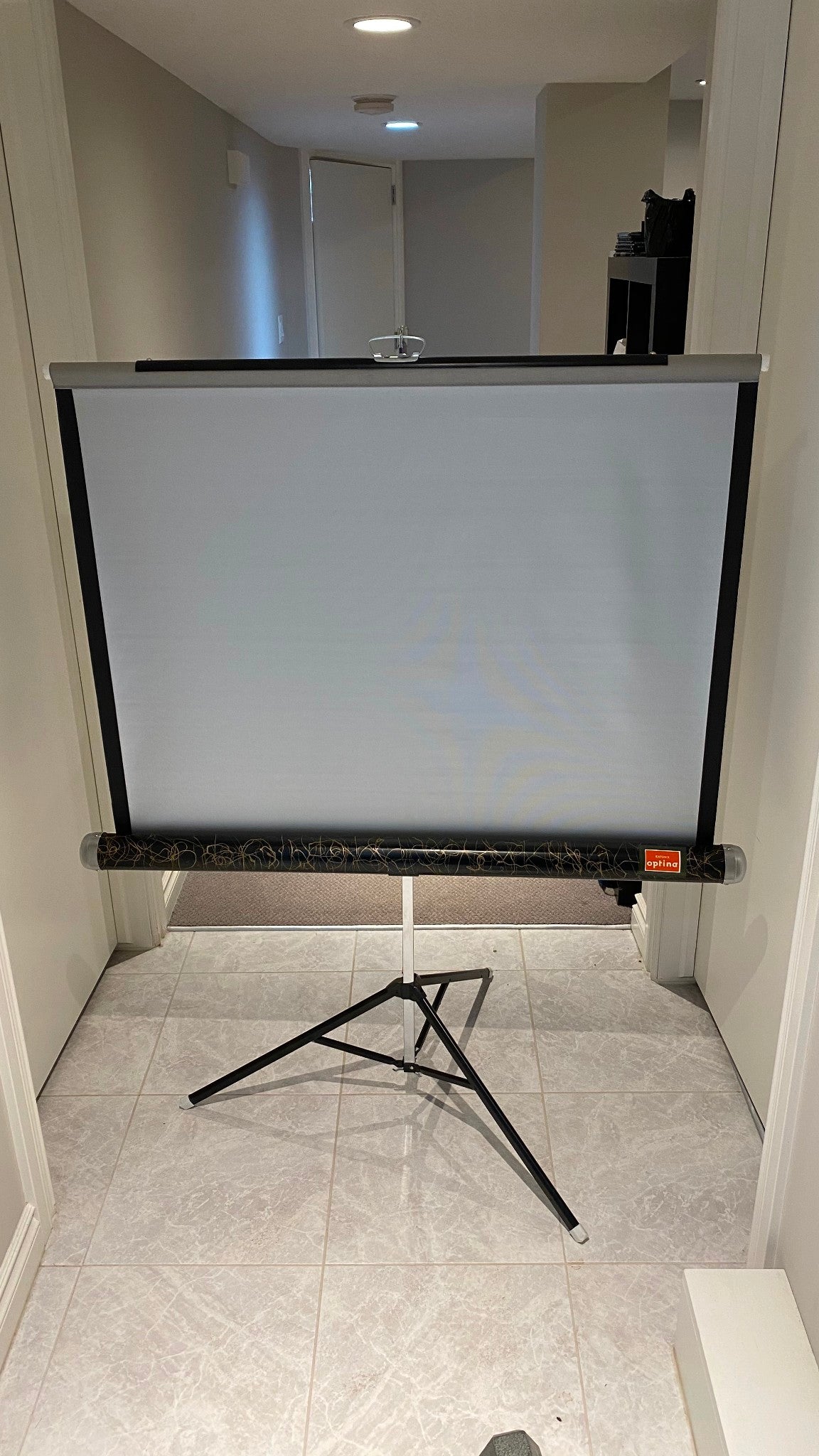 Vintage Optina Projector Screen 40 x 40