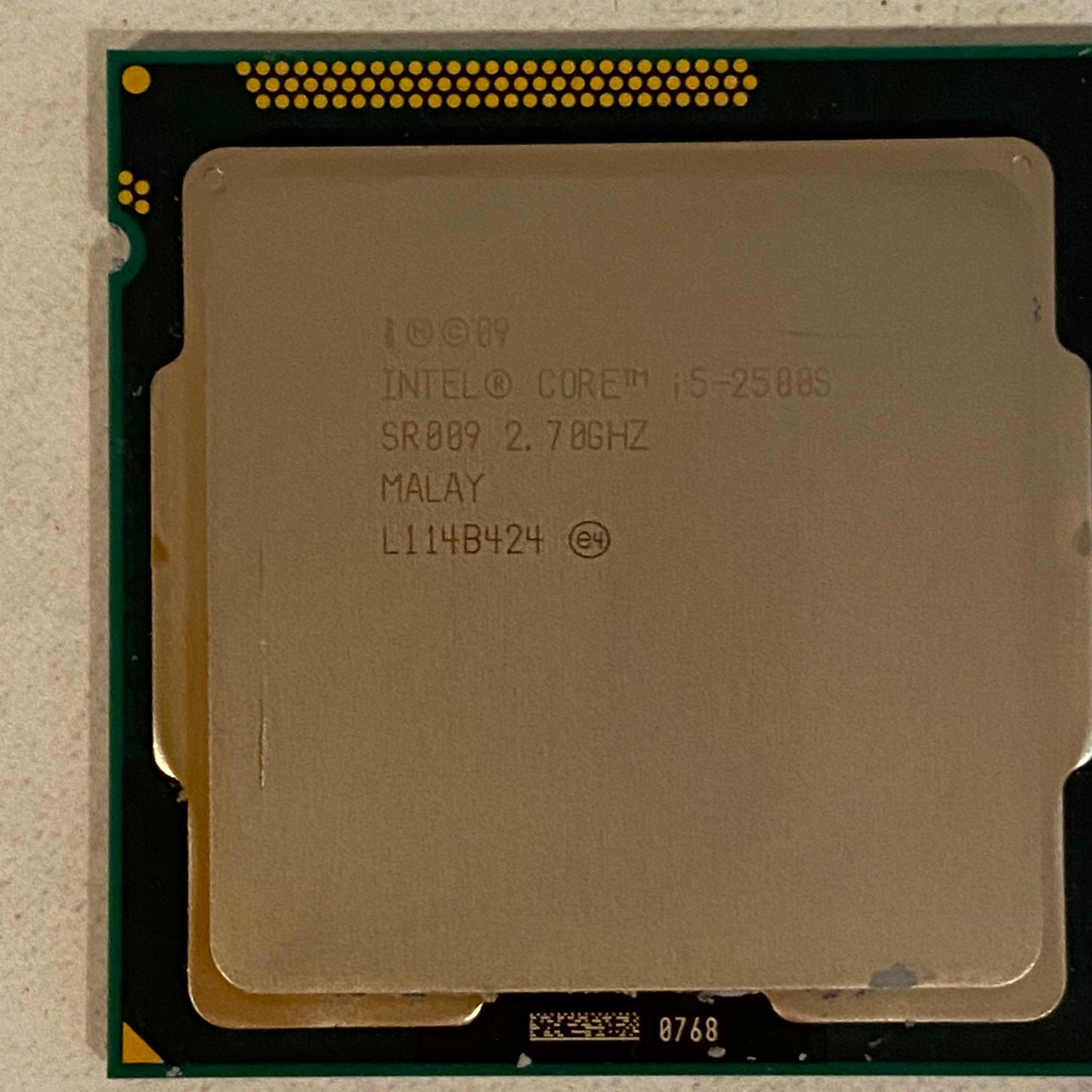 Intel Core i5-2500S SR009 2.7 Ghz Processor
